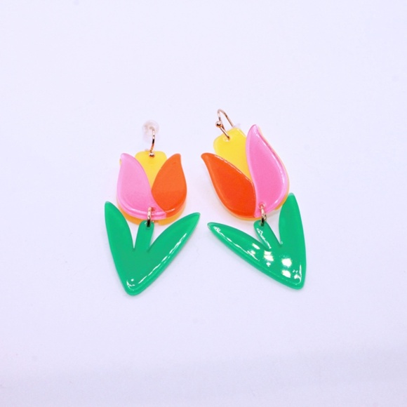 Tulip Earrings - Picture 4 of 4